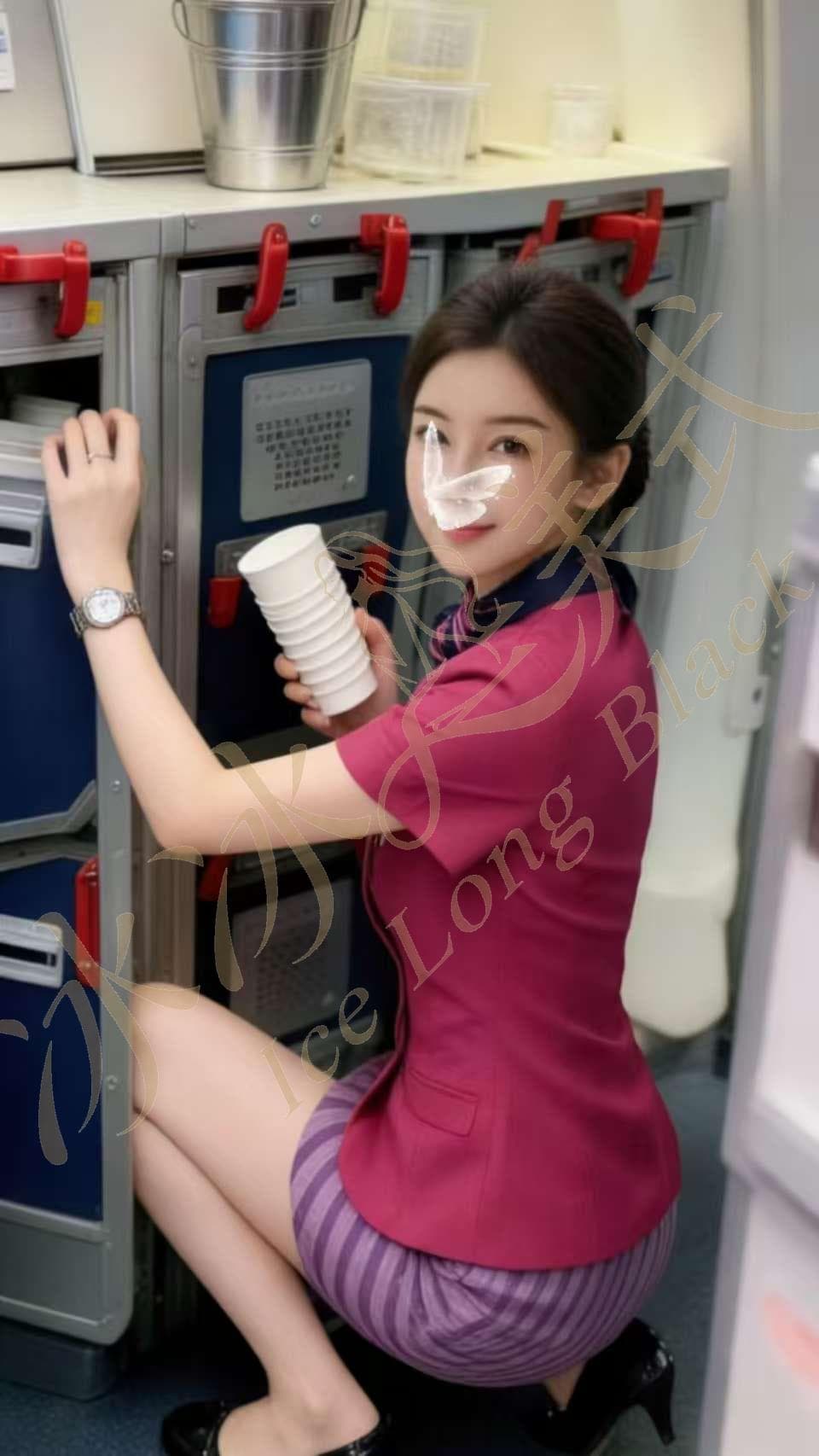 南航头等舱空姐 Una thumbnail 2